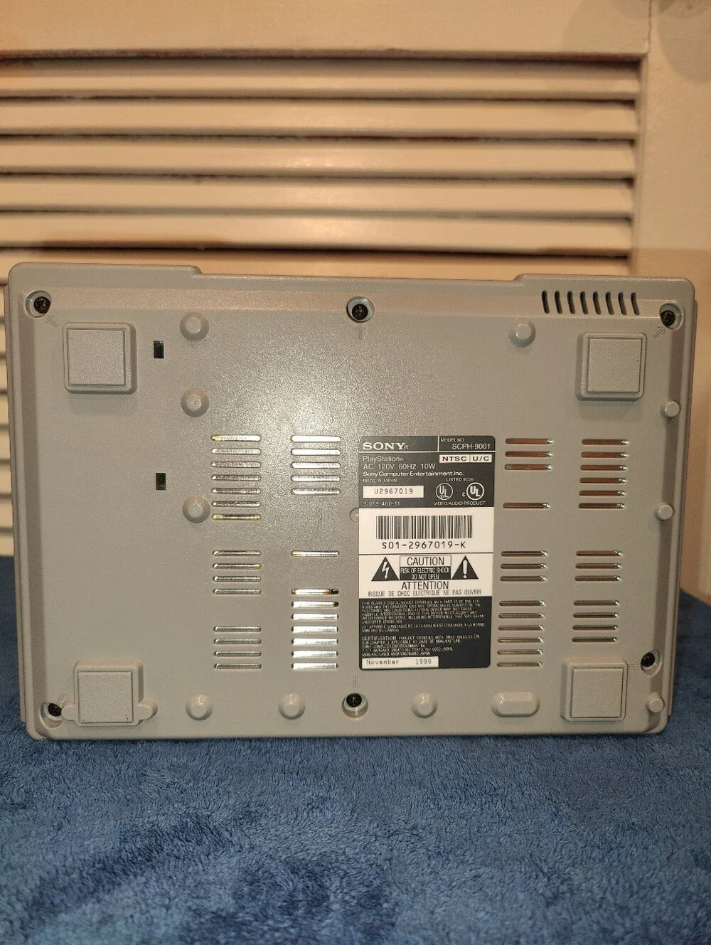 Vintage PlayStation Model SCPH-9001: Last Production Run Of Original PlayStation